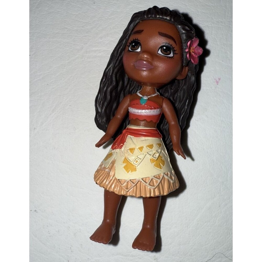 Disney Princess Moana Mini Poseable Doll Figure 3.5" Jakks Pacific